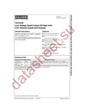 74VCX32M datasheet  